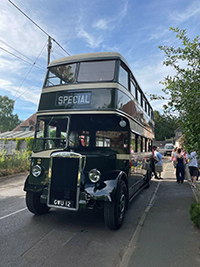 Lullingstone visit on Vintage Bus of David Powell