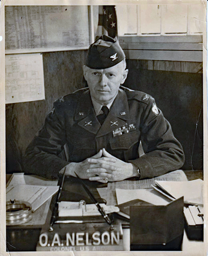 Colonel USA Army Ola A Nelson, with kind permission from grandson Paul Nelson