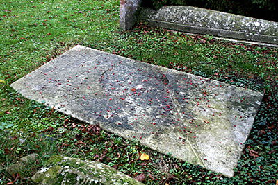 Henry, Edward, Elizabeth Blaxland ledger stone