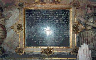 Memorial inscription for Christopher Roper