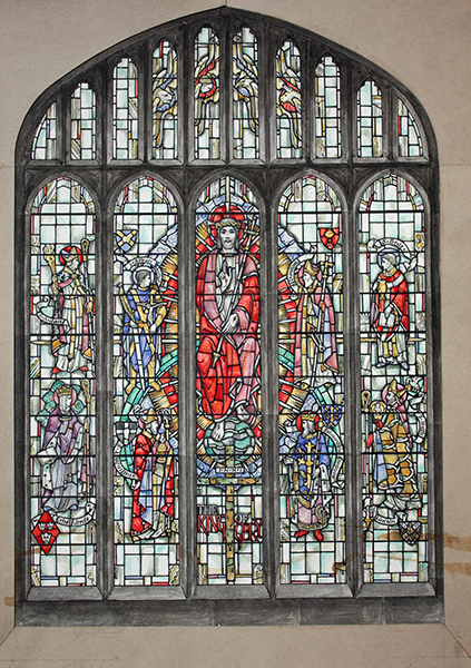 Francis spear cartoon (watercolour pattern)