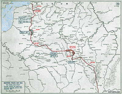 The Stabilised Western Front 1914/1915