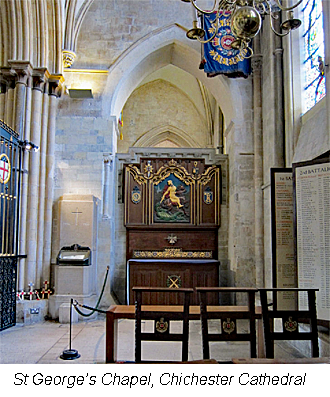 Thomas William Beer Memorialised in Chichester Cathedral