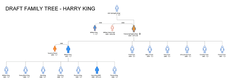 Harry King Family Tree