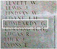 Inscription for George Lombardy