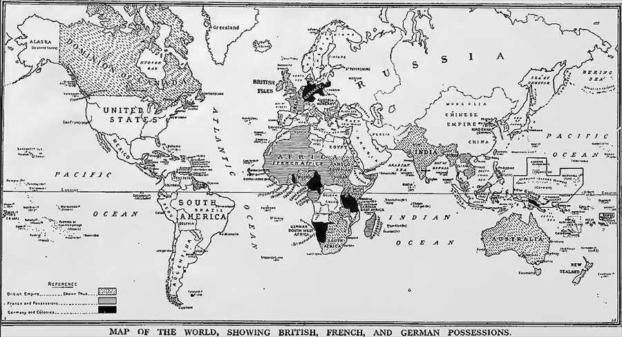 European Empires in 1914