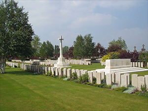 Bethune Town Cemetery in Pas de Calais